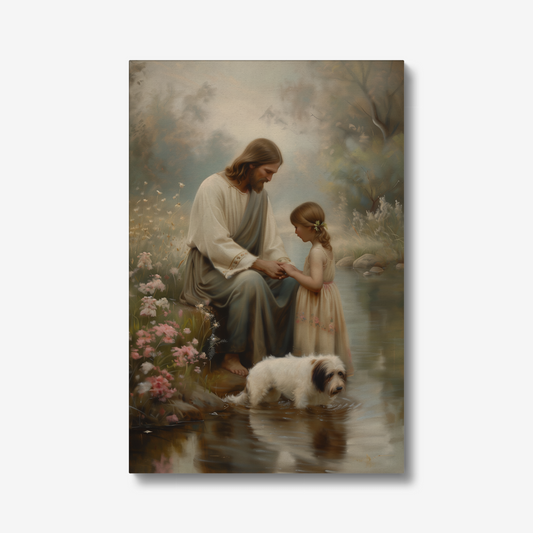 He Taught Them To Pray | Canvas